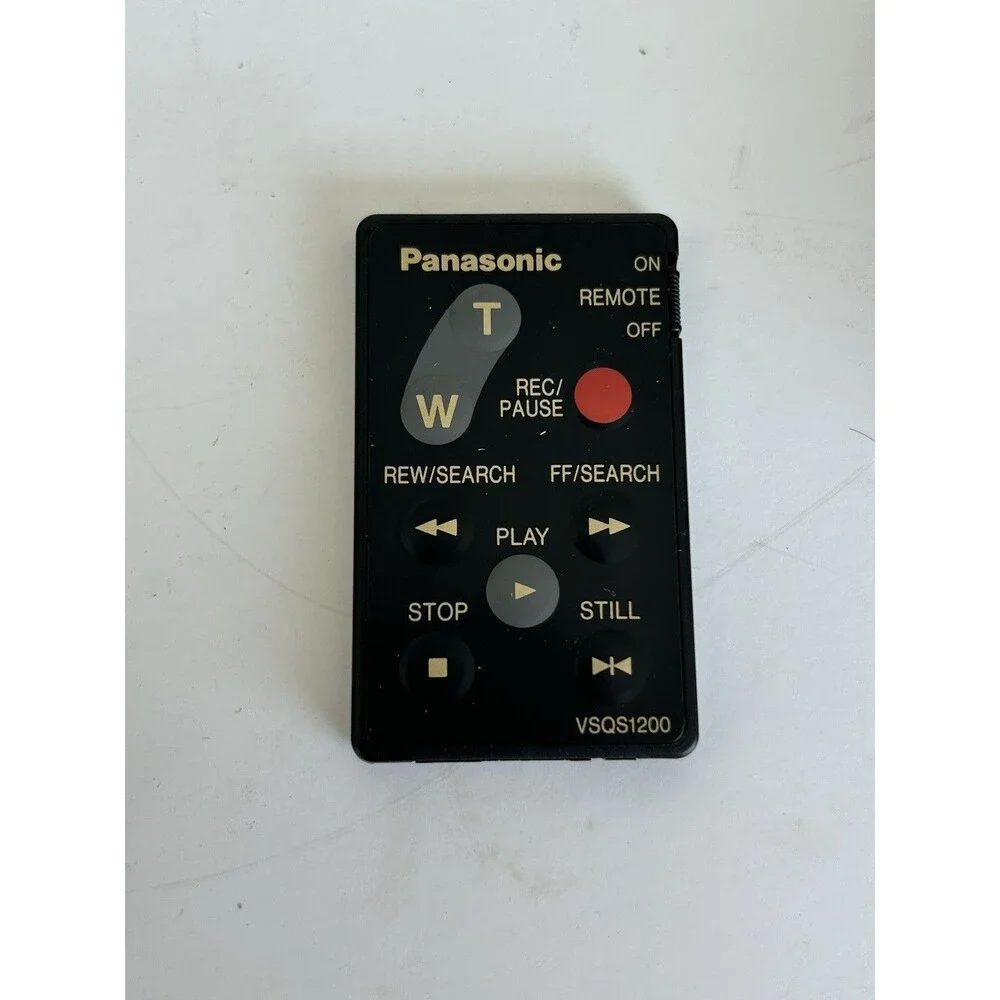 Panasonic PV-IQ403D VHS-C Camcorder Kit Case Charger Batteries Remote AS-IS Part